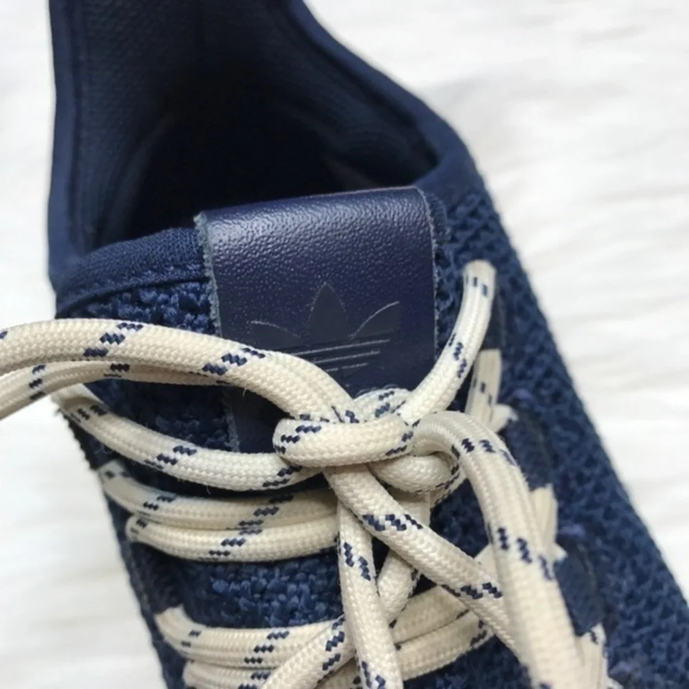 𝅺adidas Originals Tubular Boys Navy Knit Sneakers